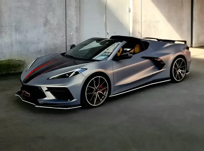 Corvette C8 Stingray auf der Straße